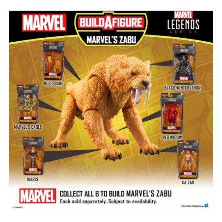 Marvel Legends figurine Marvel's Cable (BAF: Marvel's Zabu) 15 cm