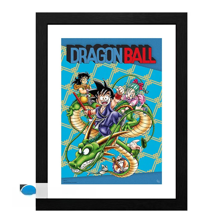 DRAGON BALL - Tirage encadré "Couverture" (30x40)