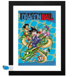 DRAGON BALL - Tirage encadré "Couverture" (30x40)