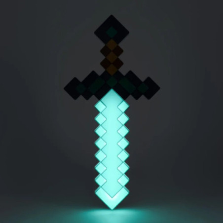 Minecraft lampe Épée en diamant 40 cm