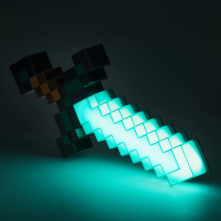 Minecraft lampe Épée en diamant 40 cm