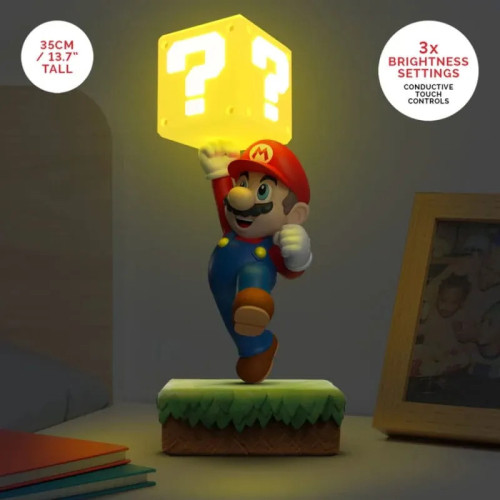 Super Mario lampe diorama Mario