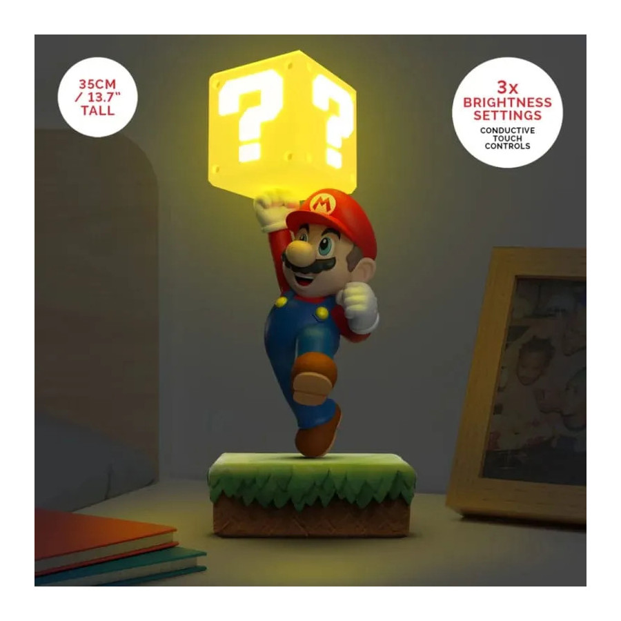 Super Mario lampe diorama Mario