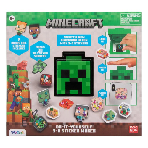 Minecraft stickers 3D maker