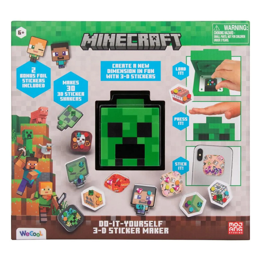 Minecraft stickers 3D maker