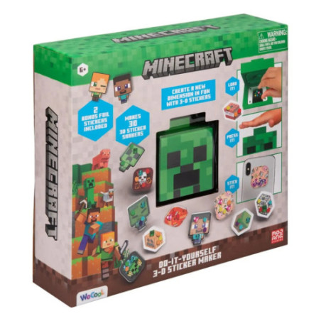 Minecraft stickers 3D maker