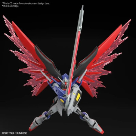 Gundam Gunpla HG 1/144 258 Destiny Gundam Spec II & Zeus Silhouette