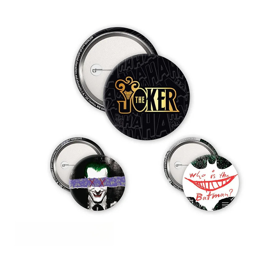 DC COMICS - Pack de Badges - Le Joker