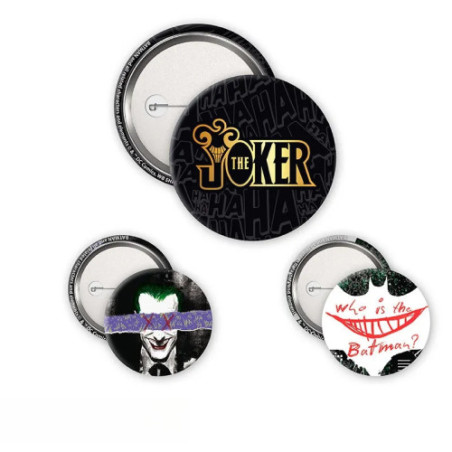 DC COMICS - Pack de Badges - Le Joker