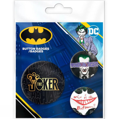 DC COMICS - Pack de Badges - Le Joker
