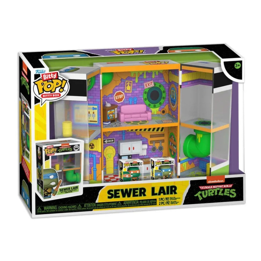 Tmnt Tortue Ninja Bitty Boxes Sewer Lair