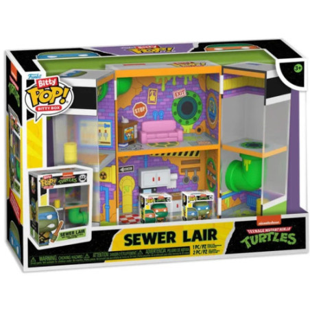 Tmnt Tortue Ninja Bitty Boxes Sewer Lair
