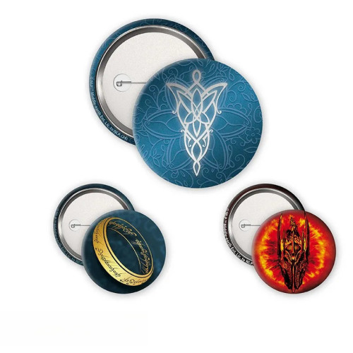 LORD OF THE RINGS - Pack de Badges - Terre du Milieu