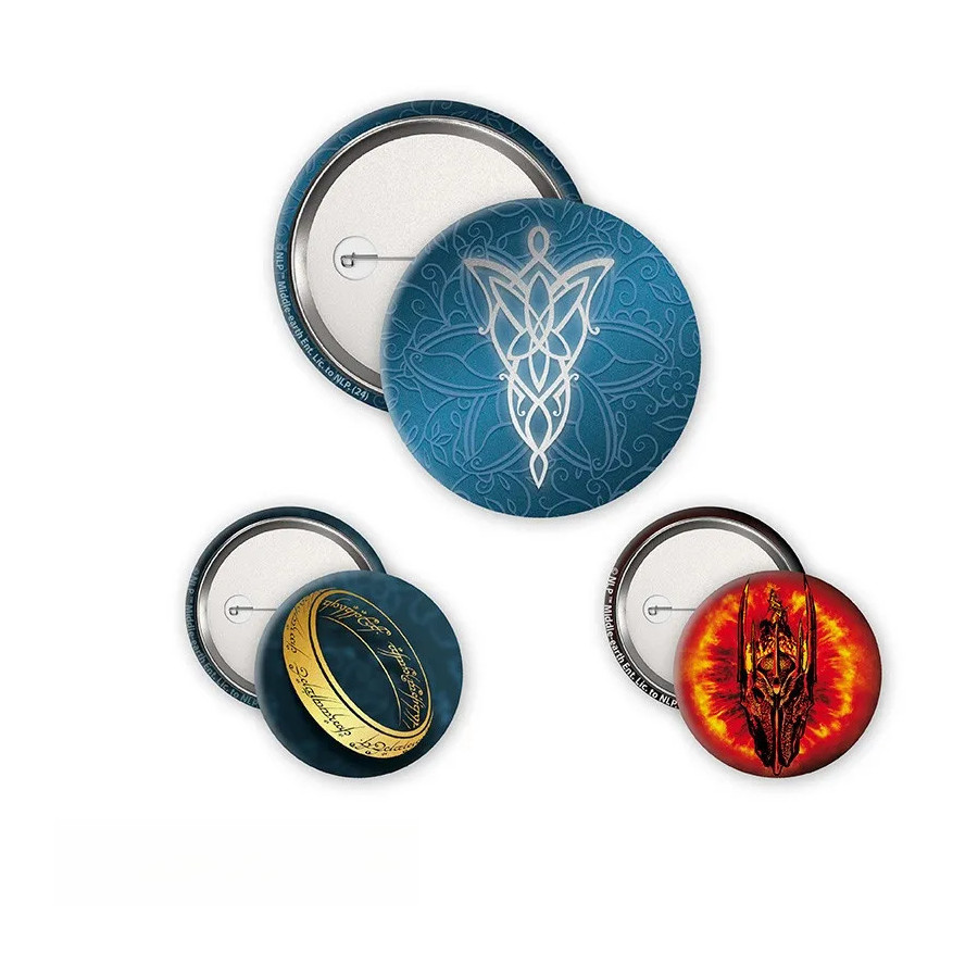 LORD OF THE RINGS - Pack de Badges - Terre du Milieu