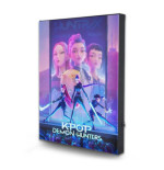 KPop Demon Hunters poster toile avec éclairage