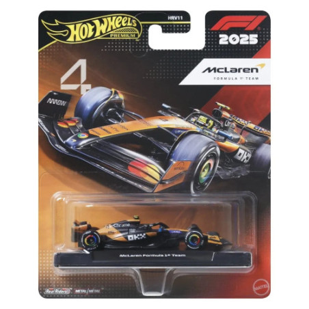 Formule 1 Hot Wheels Premium véhicule Die-Cast 1:64 Team McLaren: Driver 2