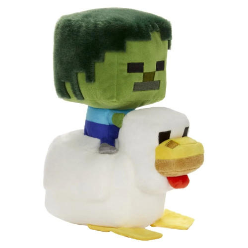 Minecraft Deluxe peluche Chicken Jockey 20 cm