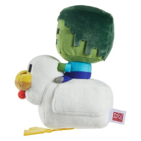 Minecraft Deluxe peluche Chicken Jockey 20 cm