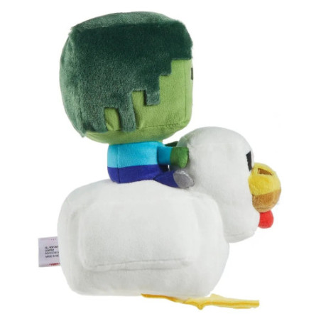 Minecraft Deluxe peluche Chicken Jockey 20 cm