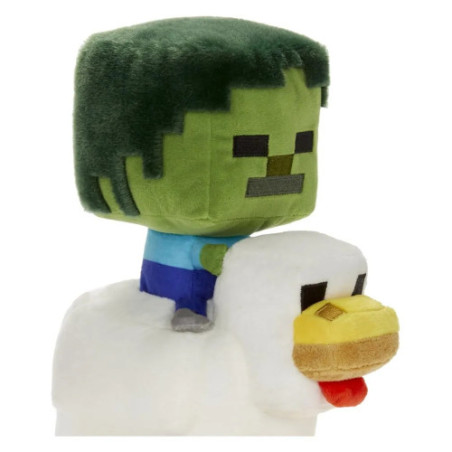 Minecraft Deluxe peluche Chicken Jockey 20 cm