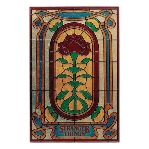 Stranger Things  panneau résine Creel House Stained Glass Window