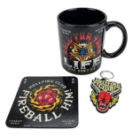 Stranger Things set mug, sous-verre et porte-clés Hellfire