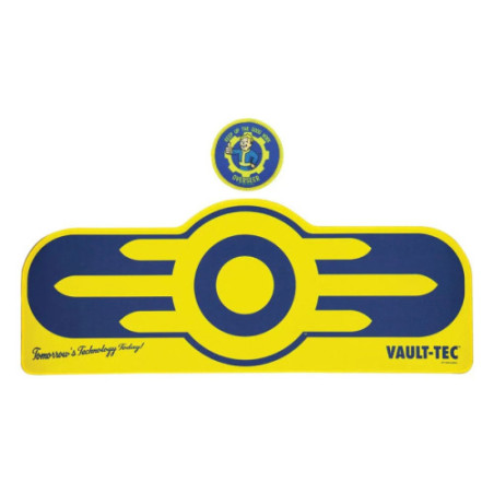 Fallout set sous-mains revêtu & sous-verre Vault-Tec