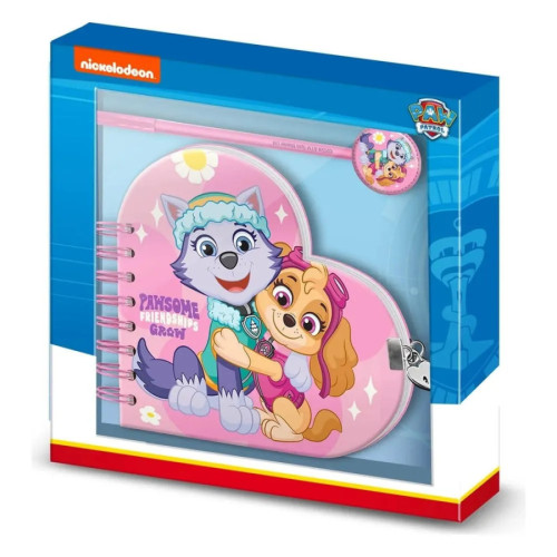 PAW Patrol carnet de notes avec stylo set cadeau Pawsome Friendships Grow