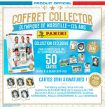 Football OM Panini Tc Coffret 125 Ans Boite 50 Cartes + 2 cartes OVNI