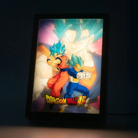 Dragon Ball Super Impression LED encadrée