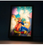 Dragon Ball Super Impression LED encadrée