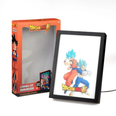 Dragon Ball Super Impression LED encadrée