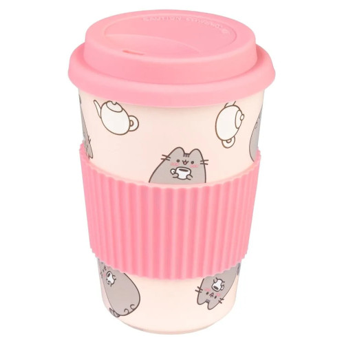 Pusheen mug en céramique avec couvercle 400 ml