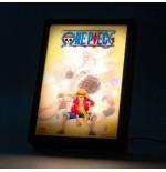 One Piece Impression LED encadrée