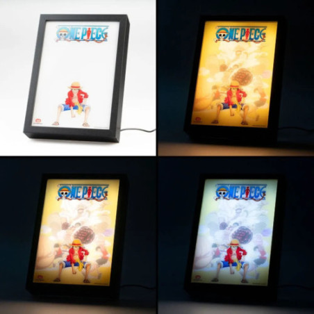 One Piece Impression LED encadrée