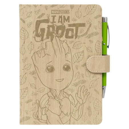 Marvel carnet premium avec stylo projecteur Groot A5