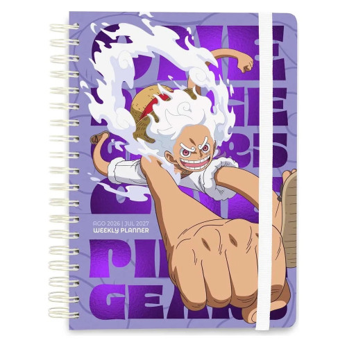 One Piece agenda scolaire hebdomadaire  2026/2027 Gear 5 A5
