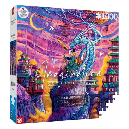 Puzzle Imagination Series Roch Urbaniak Sakura i Ryu (1000 pièces)