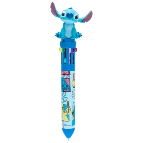 Disney stylo à bille 10 couleurs 3D Stitch