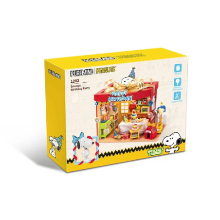 Peanuts Puremind Jeu de construction Birthday Party