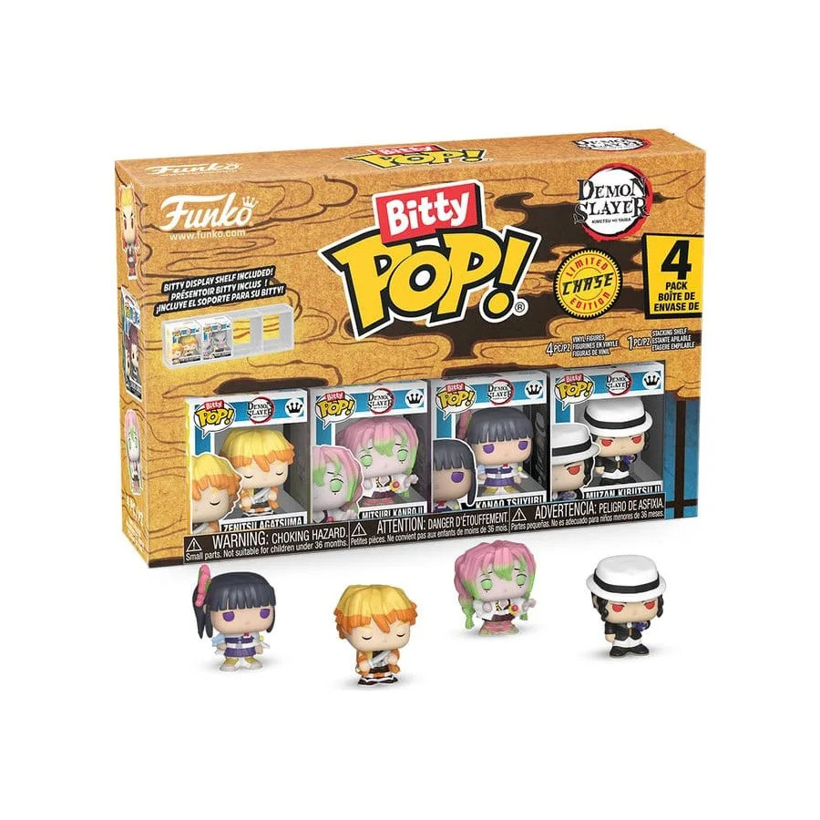 Demon Slayer: Kimetsu no Yaiba pack 4 figurines Bitty POP! Vinyl Zenitsu 2,5 cm