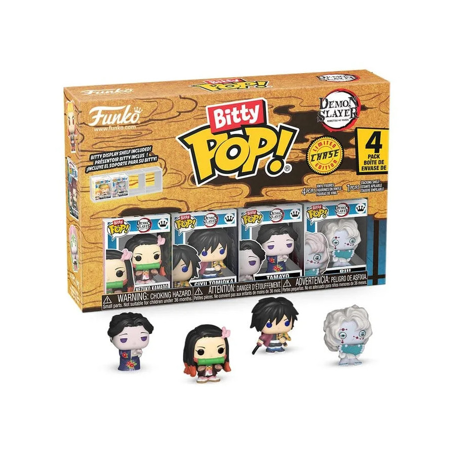 Demon Slayer: Kimetsu no Yaiba pack 4 figurines Bitty POP! Vinyl Nezuko 2,5 cm