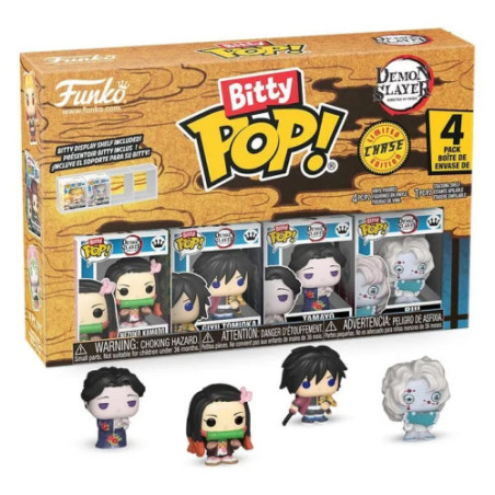 Demon Slayer: Kimetsu no Yaiba pack 4 figurines Bitty POP! Vinyl Nezuko 2,5 cm
