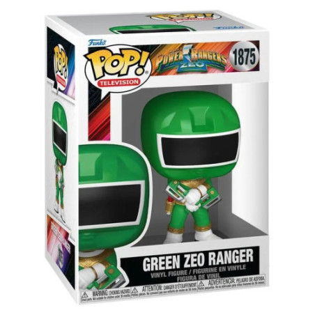 Power Rangers Zeo POP! Movies Vinyl figurines Zeo Ranger Green 9 cm