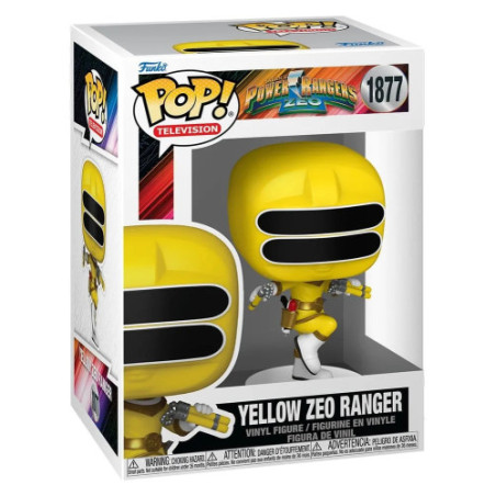Power Rangers Zeo POP! Movies Vinyl figurines Zeo Ranger Yellow 9 cm