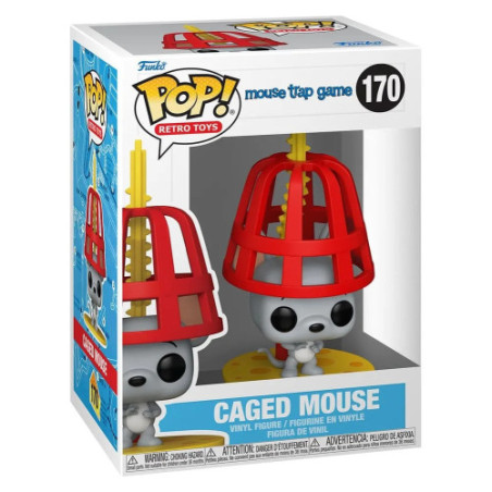 Mouse Trap POP! Games Vinyl Figurine Caged Mouse 9 cm 9 cm