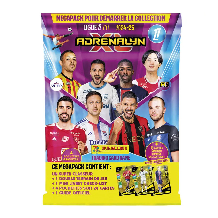 Foot Panini Adrenalyn Ligue 1 McDo 24-25 Starter Pack Classeur + Goodies
