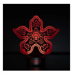 Stranger Things Laser Etched lampe Demogorgan