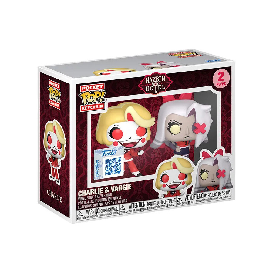 Hazbin Hotel Pocket Pop 2Pack Charlie Et Vaggie