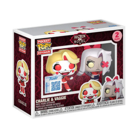 Hazbin Hotel Pocket Pop 2Pack Charlie Et Vaggie